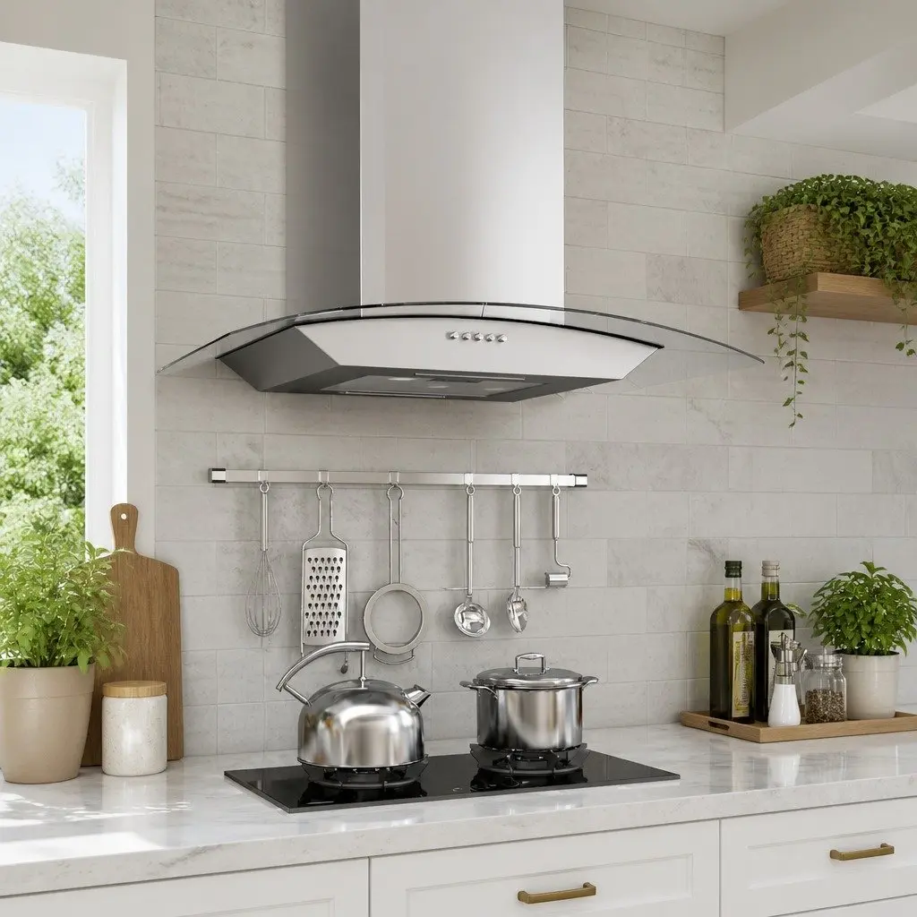 Wall Mounted Range Hood 60cm Stainless Steel