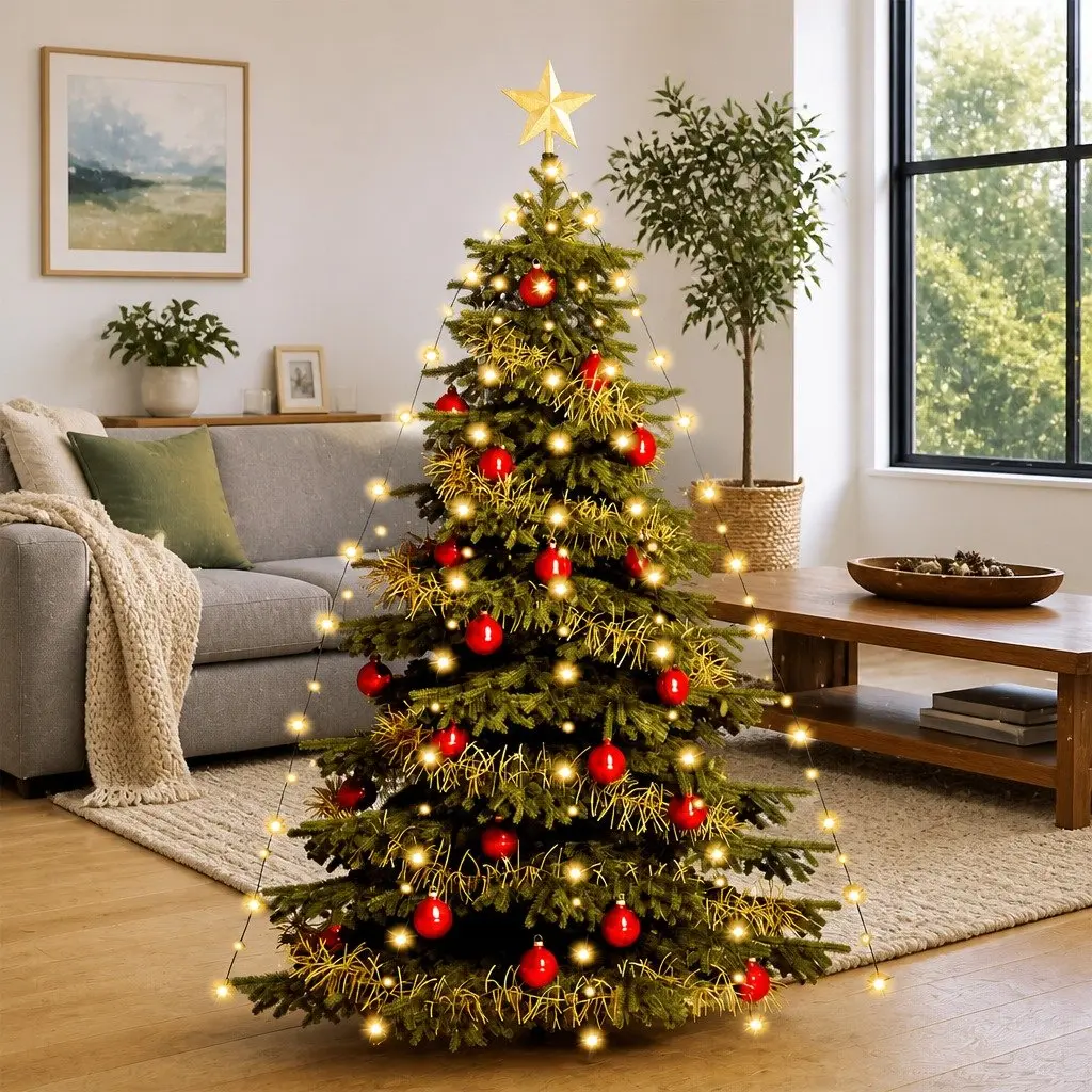 180 LEDs Christmas Tree Net Lights for Indoor/Outdoor