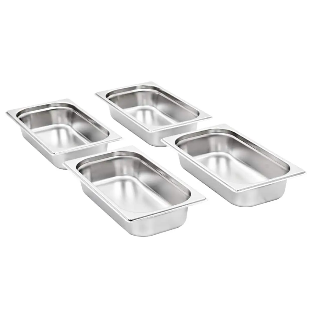 8-Piece Stackable Gastronorm Containers GN 1/3