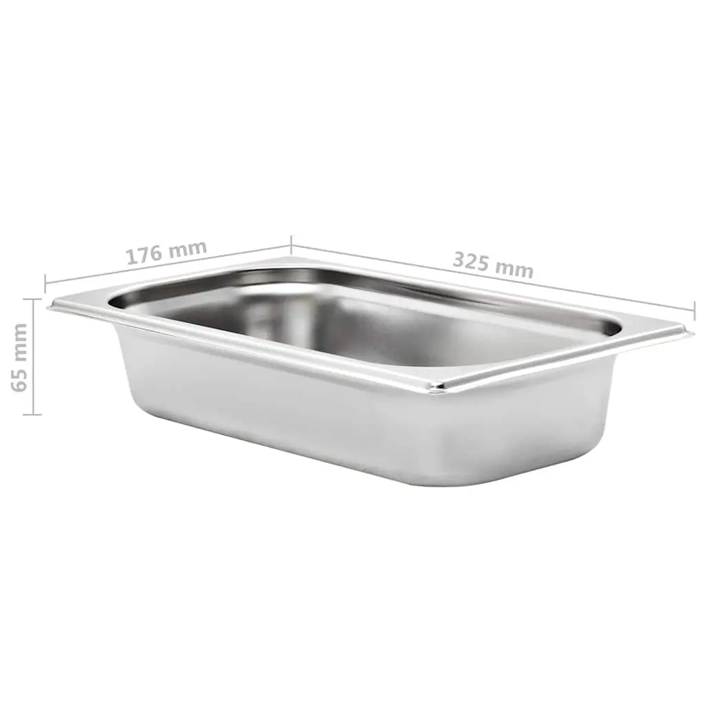 8-Piece Stackable Gastronorm Containers GN 1/3