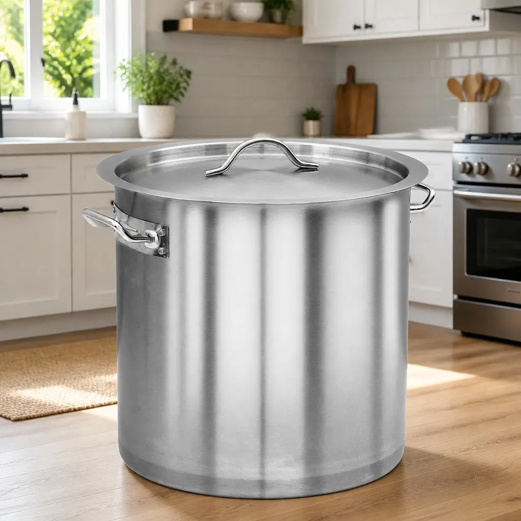26L Stainless Steel Stock Pot for Cooking