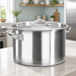 32L Stainless Steel Stock Pot for Catering and Cooking