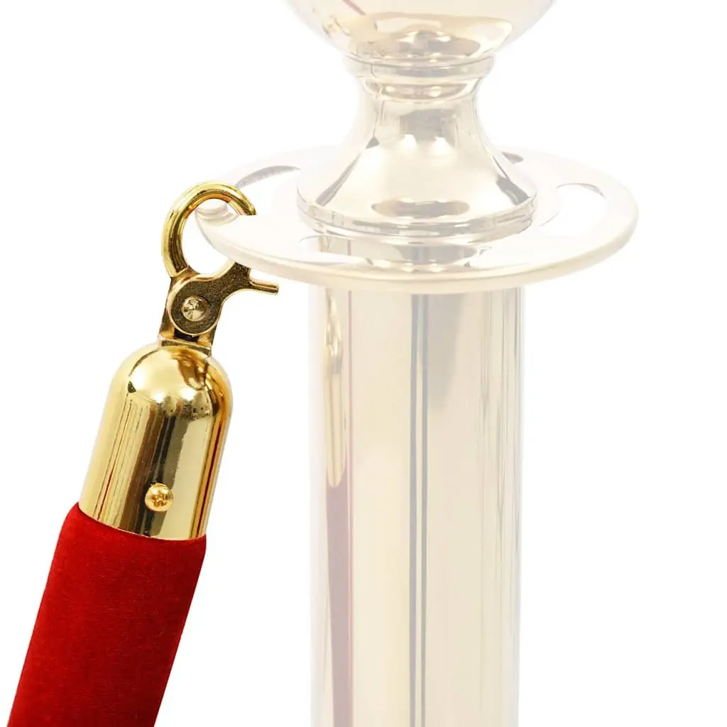 Red Velvet Stanchion Rope for Crowd Control and Barriers