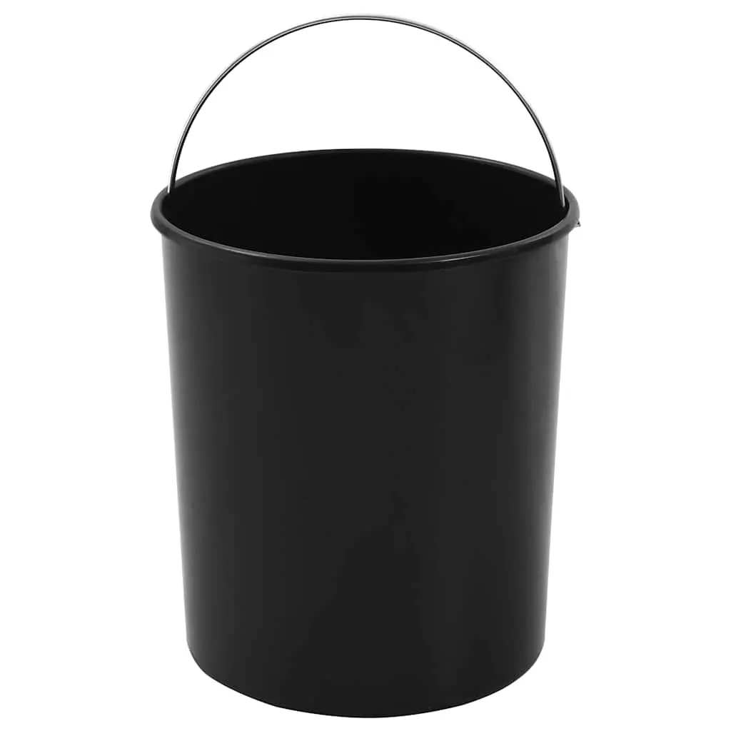 Built-in Kitchen Waste Bin 12L Silver Automatic Lid Cupboard Mount Rubbish