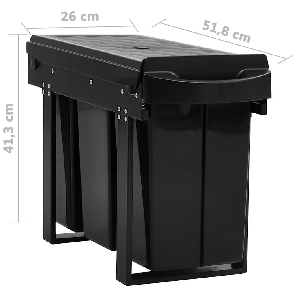 36L Soft-Close Kitchen Pull-out Waste Bin