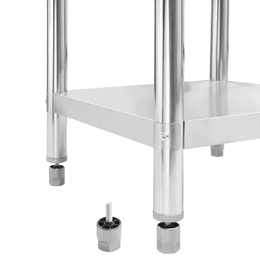 Stainless Steel Kitchen Work Table Food Prep Worktable Commercial Restaurant