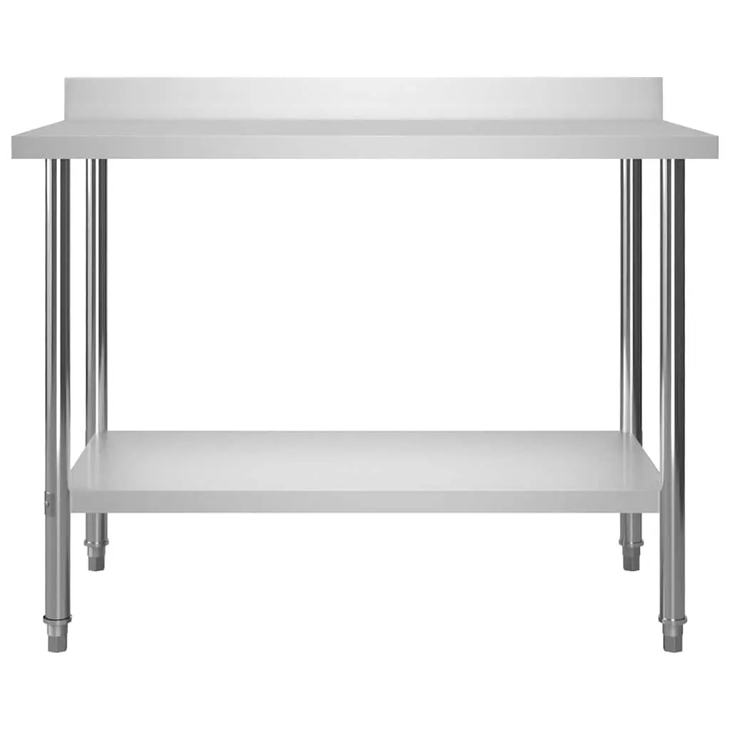 Stainless Steel Work Table 120x60x93cm Commercial Kitchen Equipment