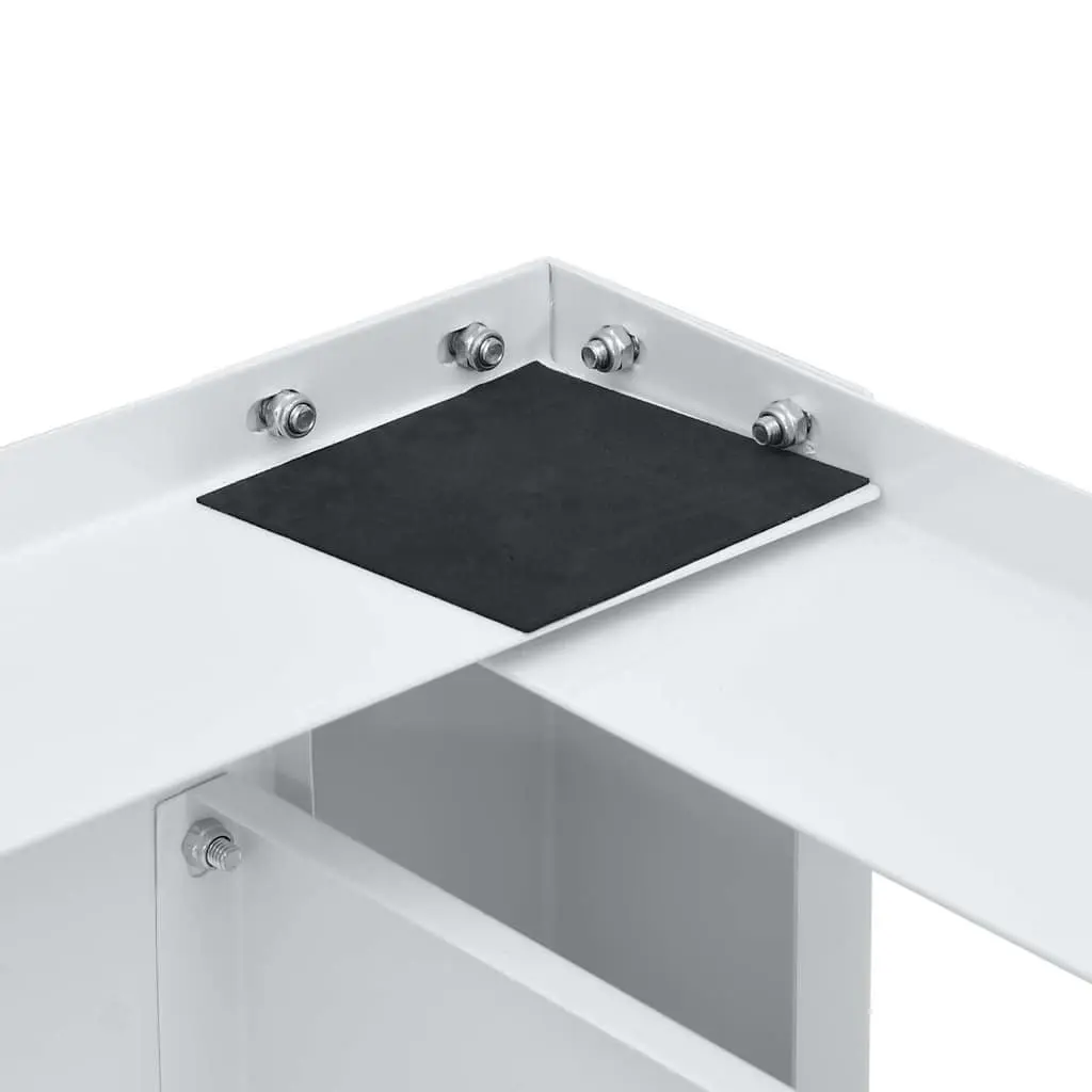 White Washer Dryer Pedestal Stand with Storage