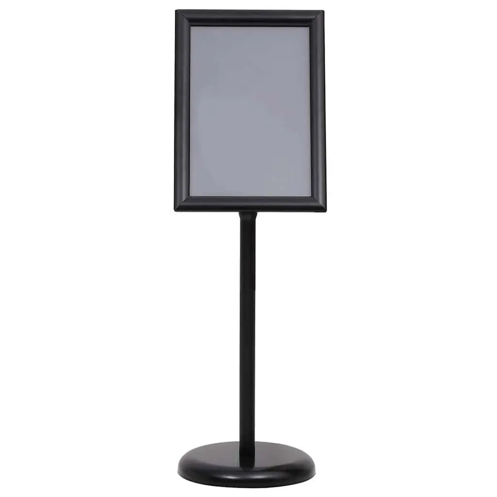 Adjustable A3 Pedestal Poster Stand with Black Aluminium Frame