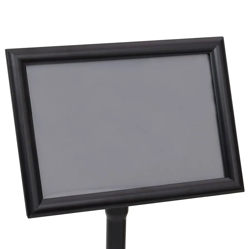 Adjustable A3 Pedestal Poster Stand with Black Aluminium Frame