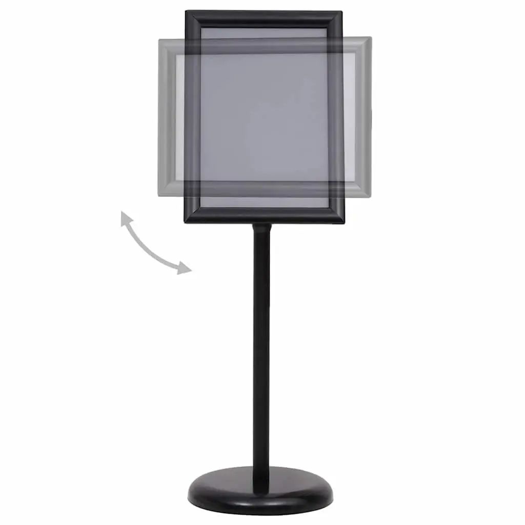 Adjustable A3 Pedestal Poster Stand with Black Aluminium Frame