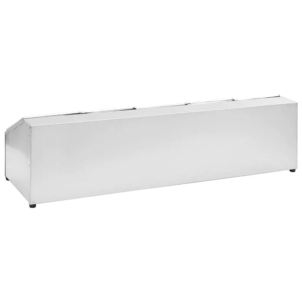 Gastronorm Container Holder Stainless Steel 5 GN 1/6 Pans Silver