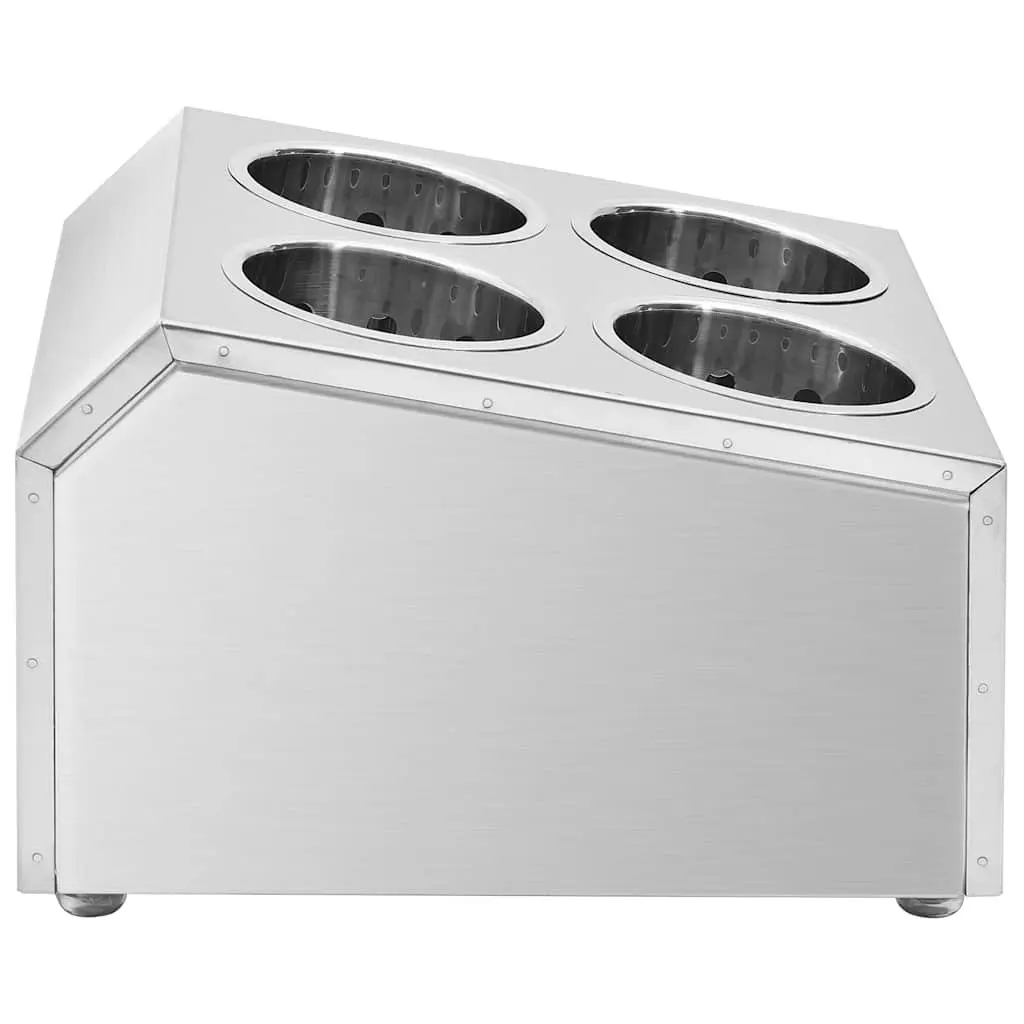 Cutlery Holder with 4 Removable Grids for Utensils