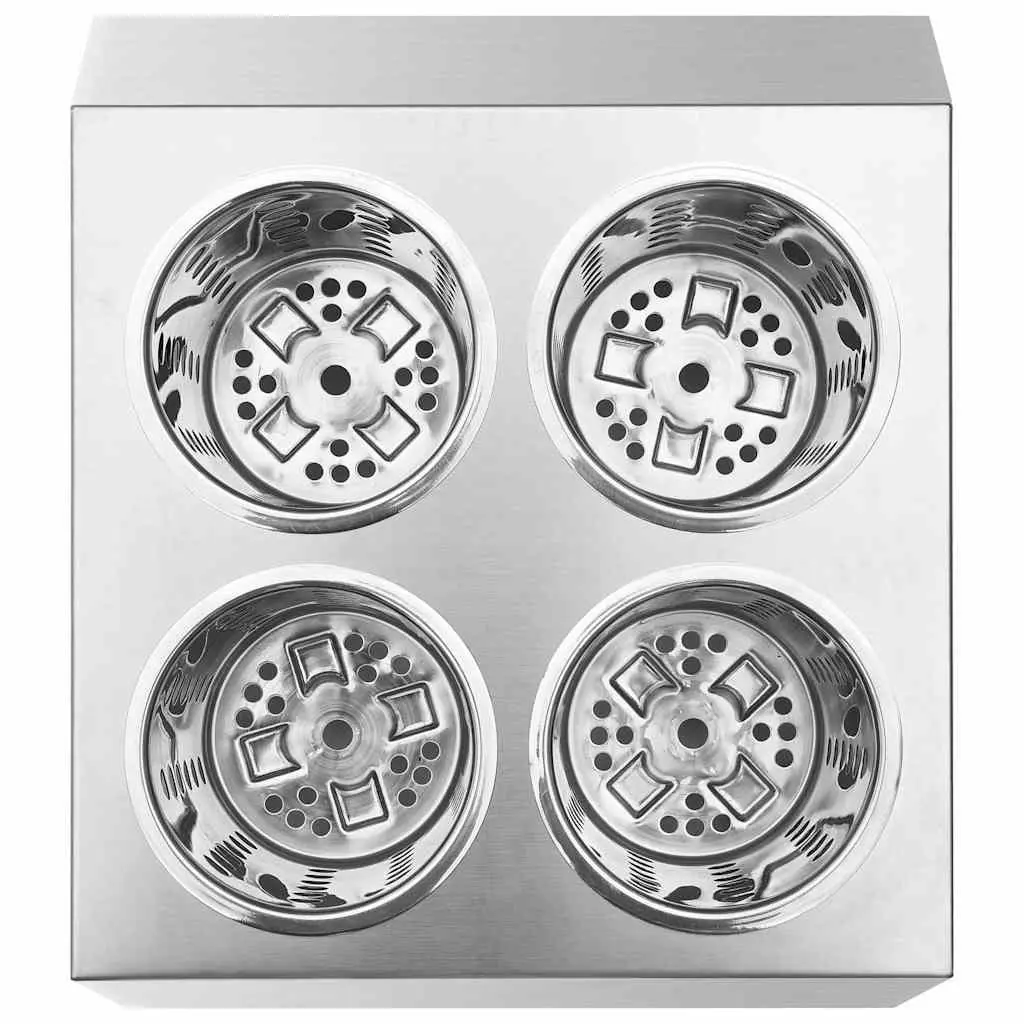 Cutlery Holder with 4 Removable Grids for Utensils