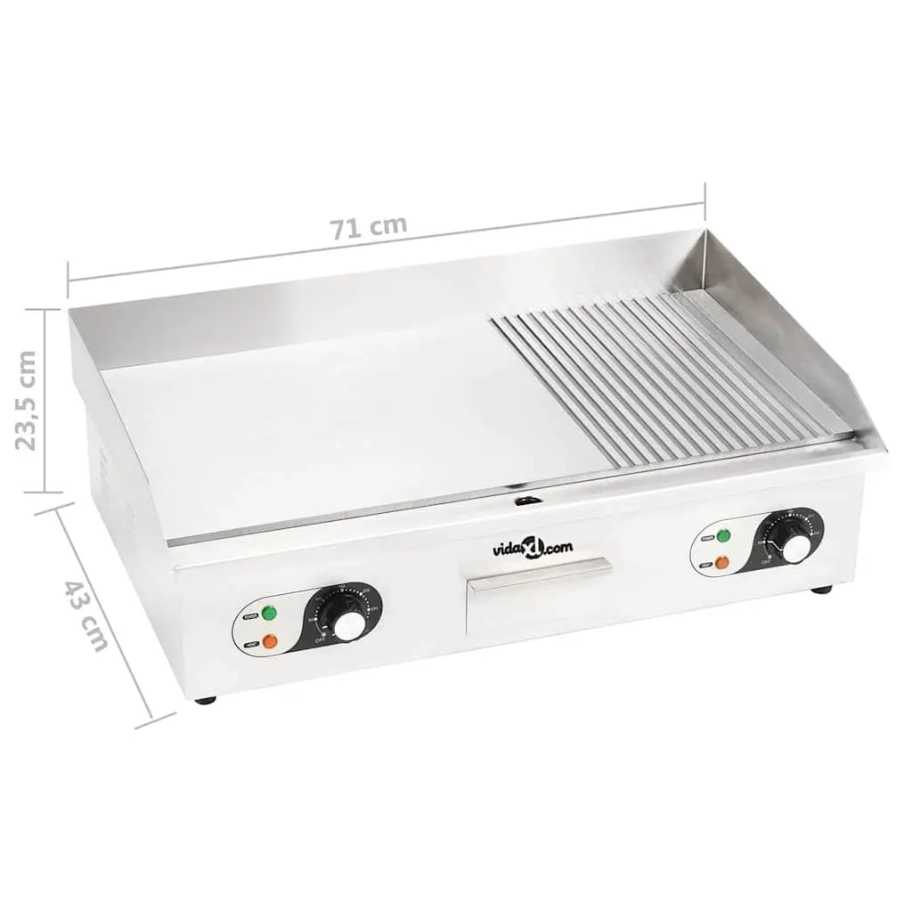 Stainless Steel Electric Griddle 4400W
