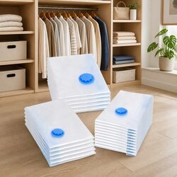 Compression Storage Bags for Clothes & Travel - 20pcs