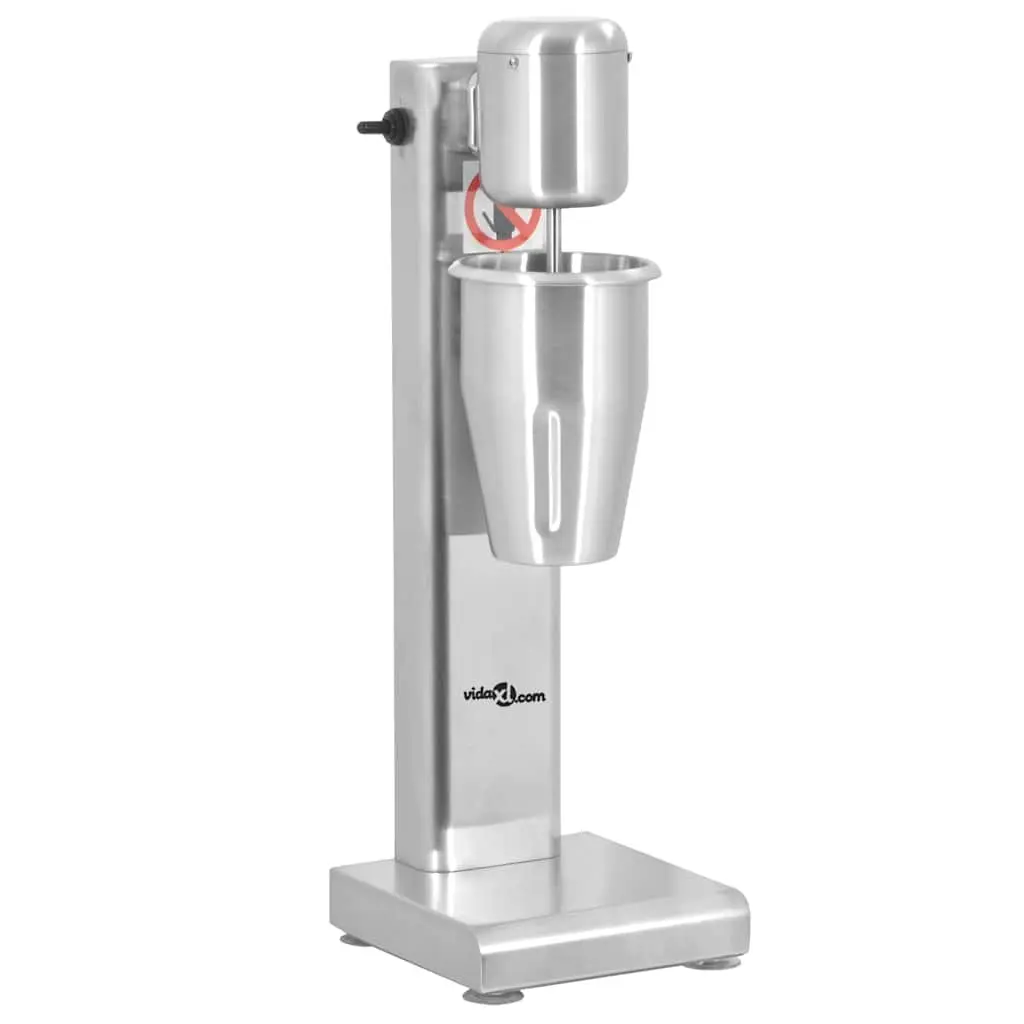 Milkshake Mixer Blender Silver Stainless Steel 1L Smoothie Protein Shake