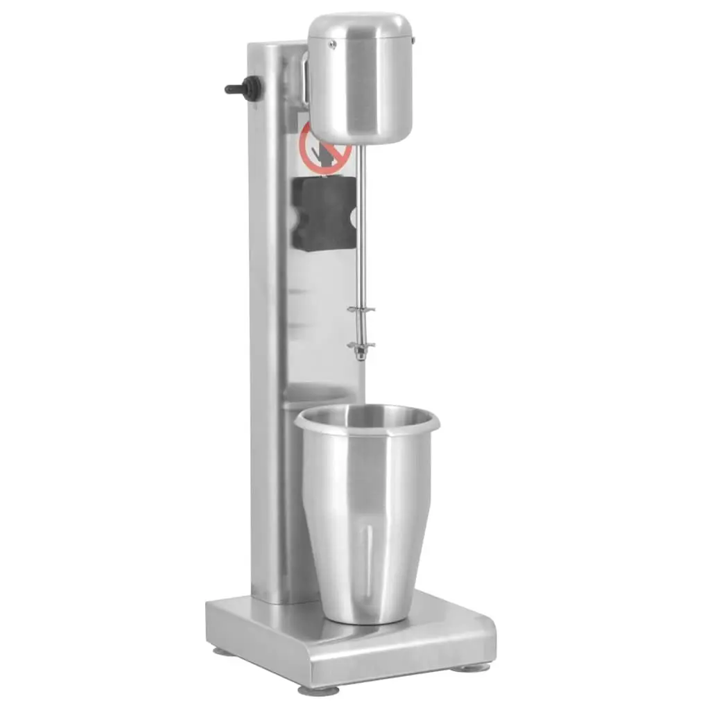 Milkshake Mixer Blender Silver Stainless Steel 1L Smoothie Protein Shake