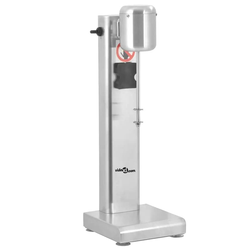 Milkshake Mixer Blender Silver Stainless Steel 1L Smoothie Protein Shake