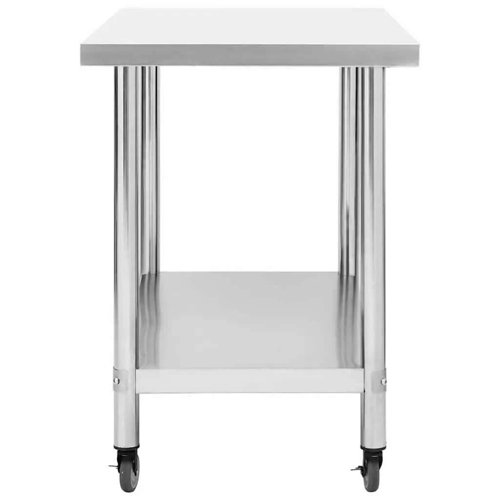 Mobile Food Prep Station with Wheels
