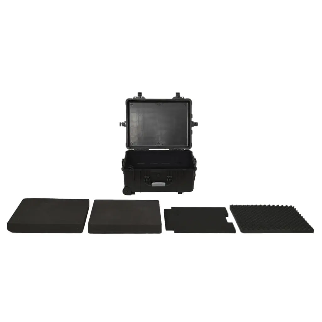 Wheeled Flight Case Black 58x45x27 cm