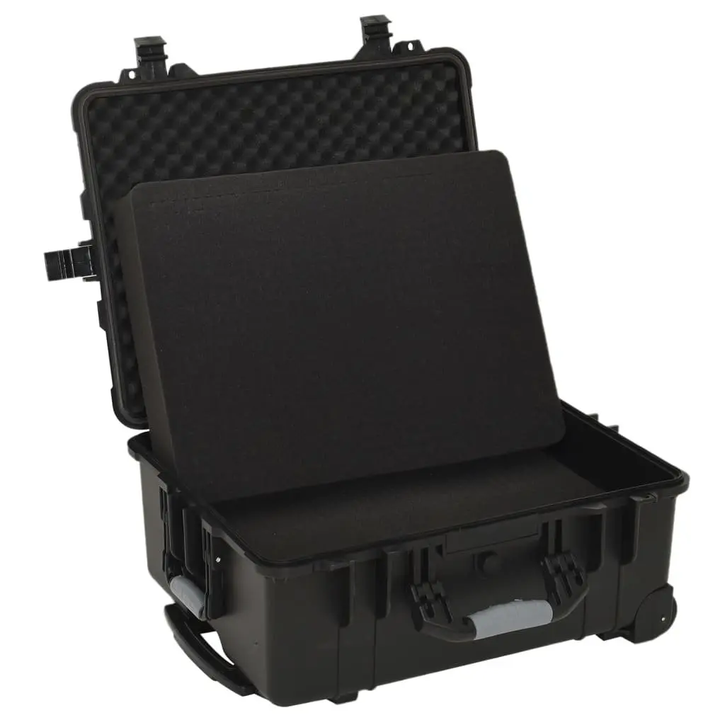 Wheeled Flight Case Black 58x45x27 cm