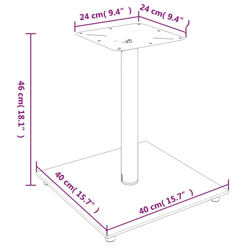 Speaker Stands Pair Black Tempered Glass Pillar Design Audio Equipment Support