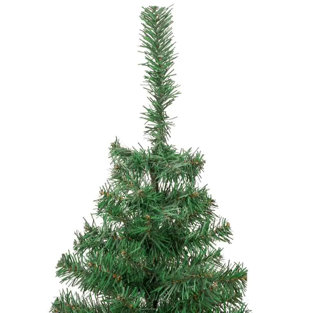 Artificial Christmas Tree PVC 210cm Green with Steel Stand
