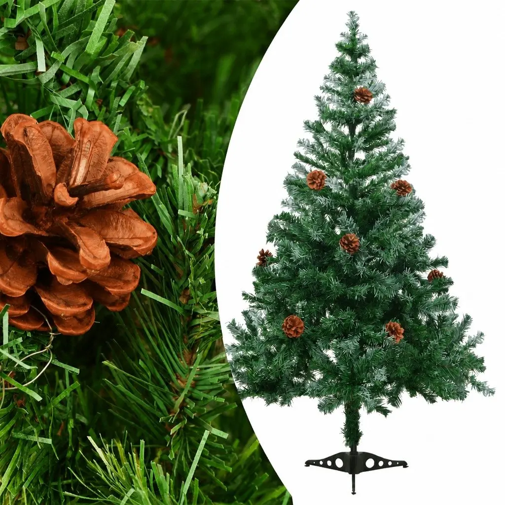 Artificial Christmas Tree Frosted Branches 150cm Green