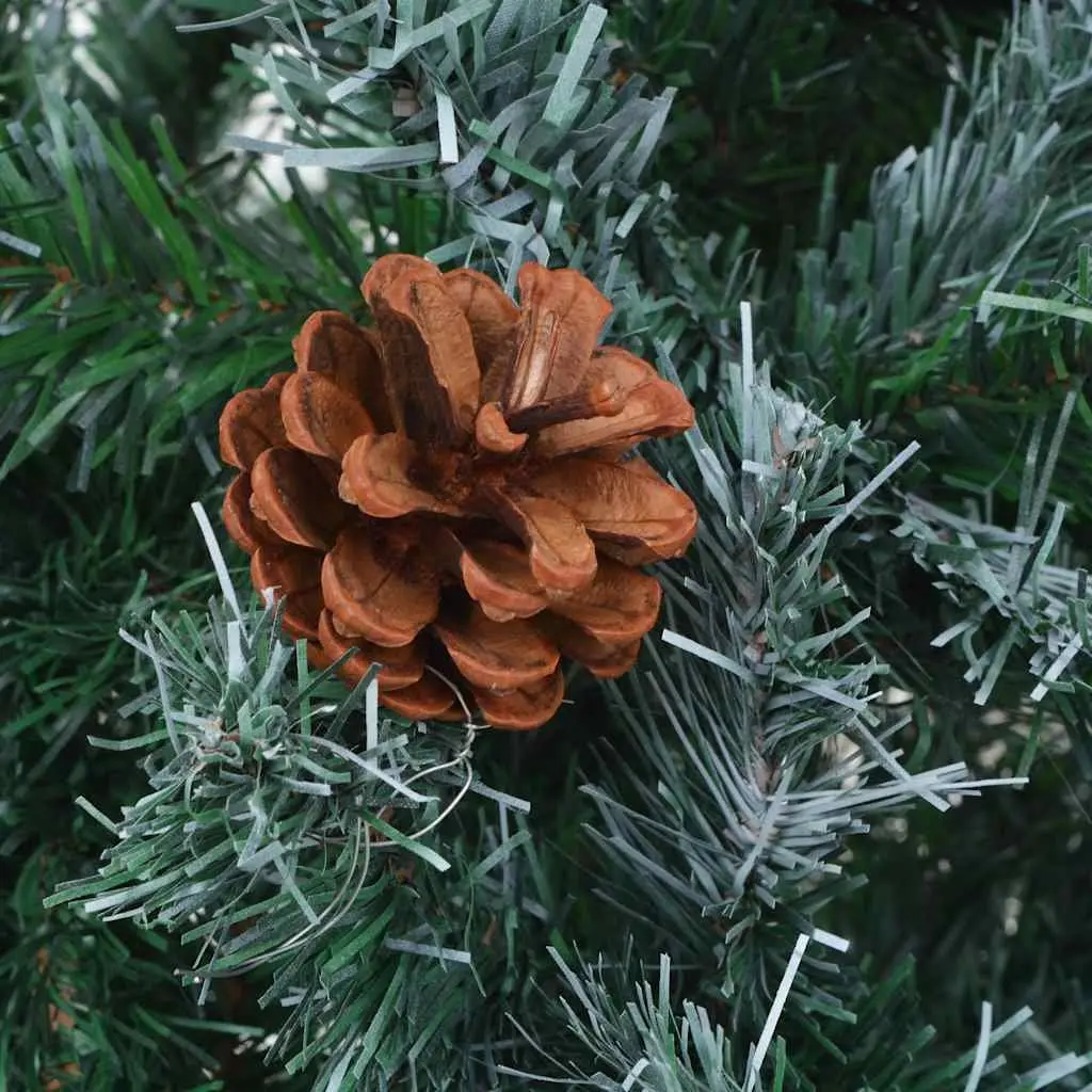 Artificial Christmas Tree Frosted Branches 150cm Green