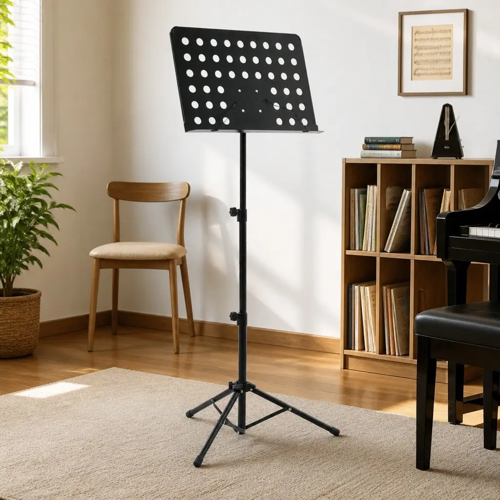 Adjustable Height Music Book Stand with Sturdy Tripod Legs