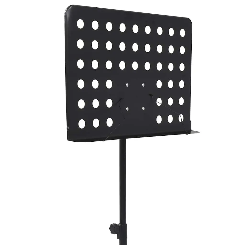 Music Stand Steel Height Adjustable Tripod Black