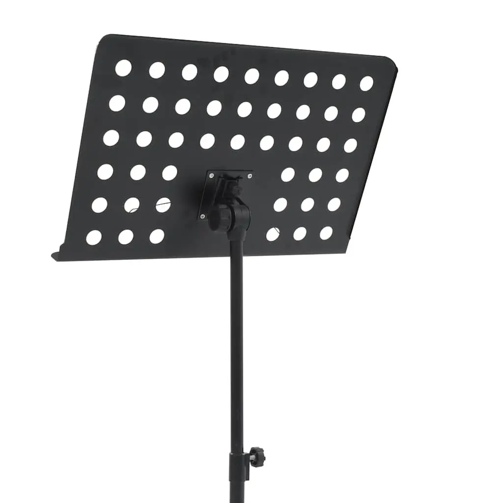 Music Stand Steel Height Adjustable Tripod Black