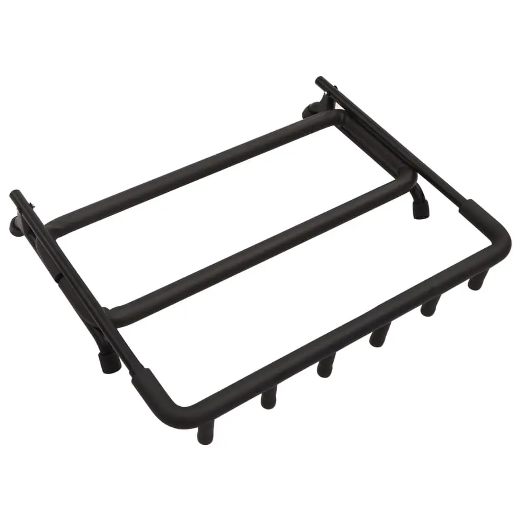Guitar Stand Steel Frame 5 Section Folding Rack Storage Holder Black