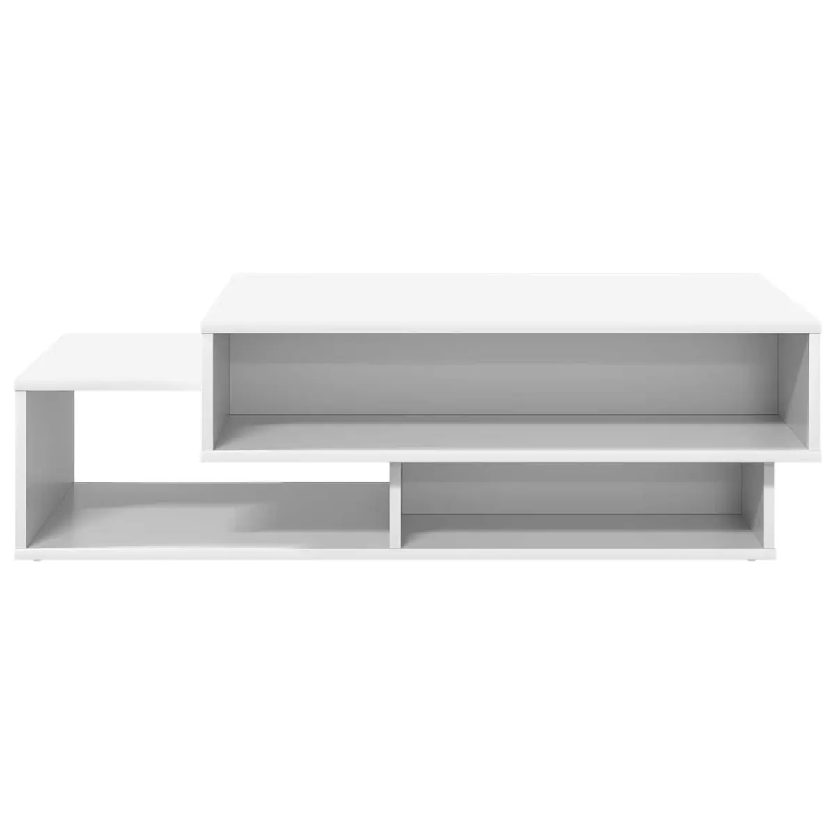 White Coffee Table with Durable Engineered Wood