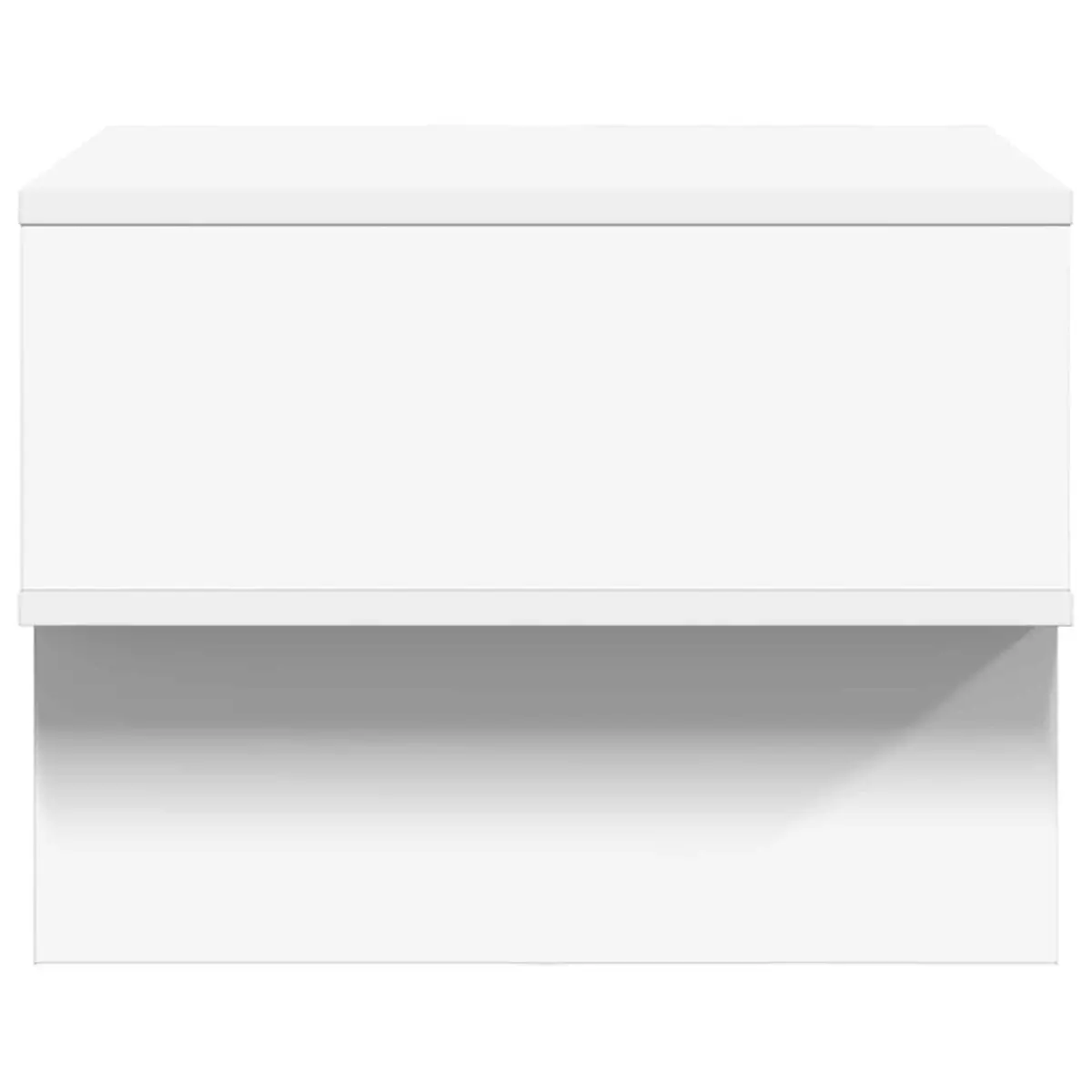 White Coffee Table with Storage for Living Room