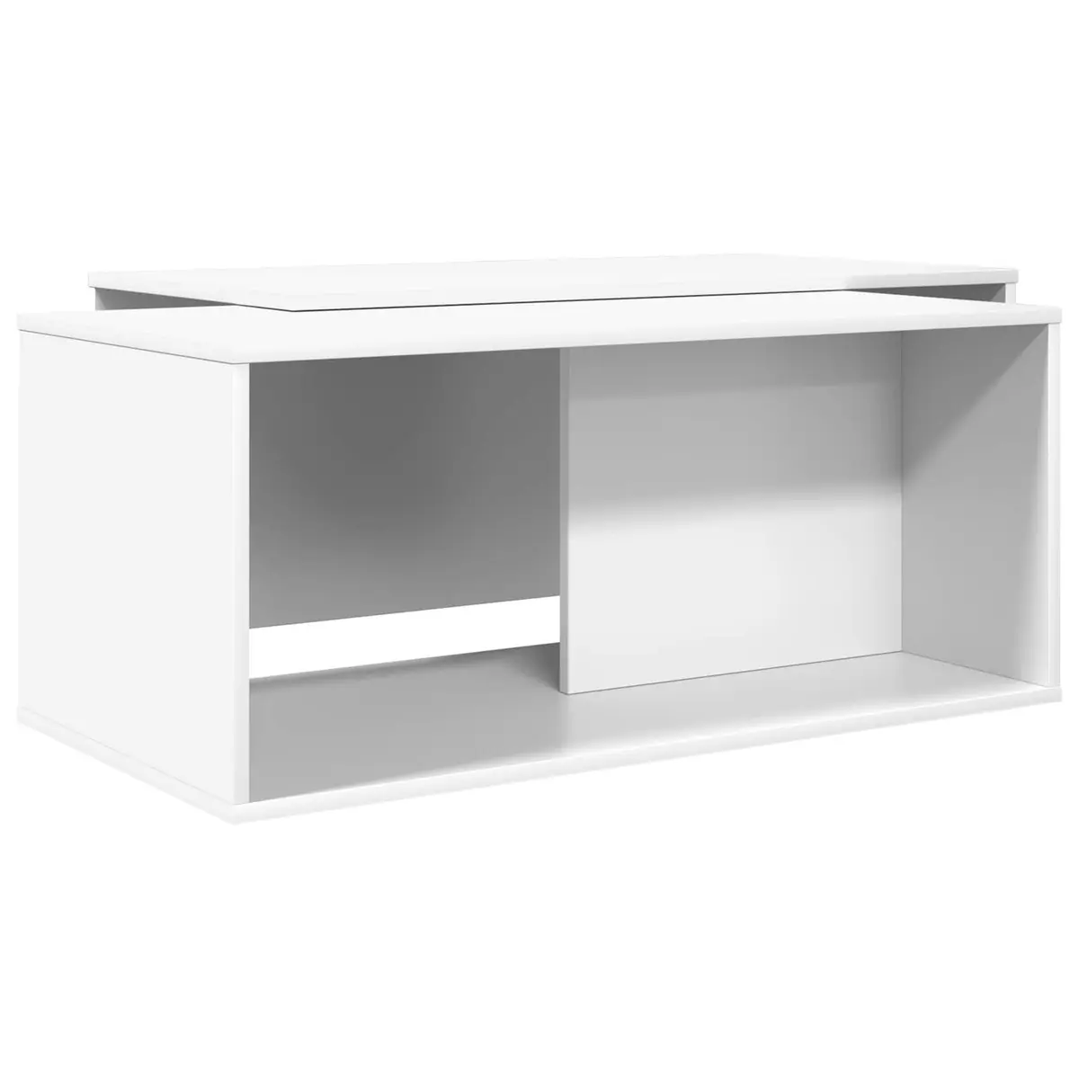 2-Piece Coffee Table Set in White