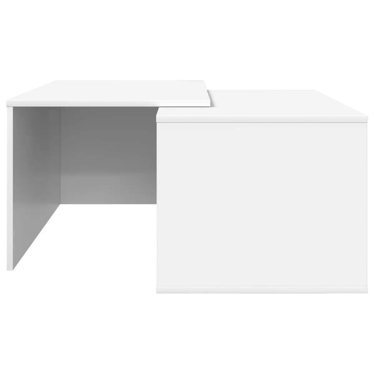 2-Piece Coffee Table Set in White