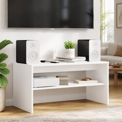 Stylish White TV Cabinet 80 x 35 x 40 cm Engineered Wood