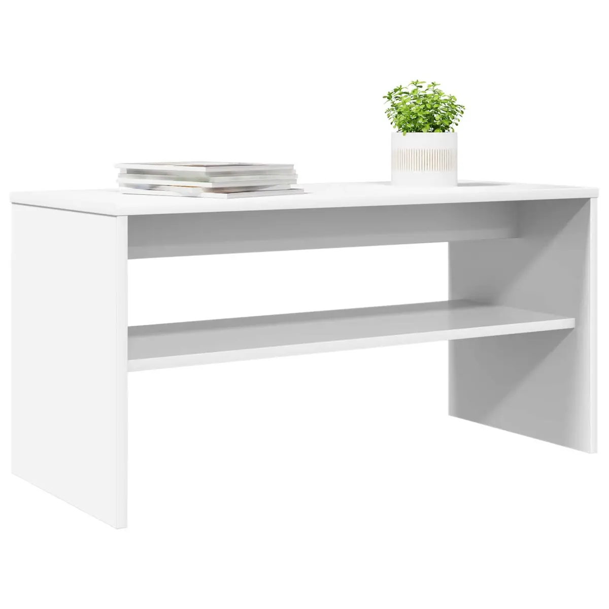 TV Cabinet Engineered Wood 80 x 35 x 40 cm White