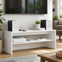 Contemporary White TV Cabinet for Living Rooms