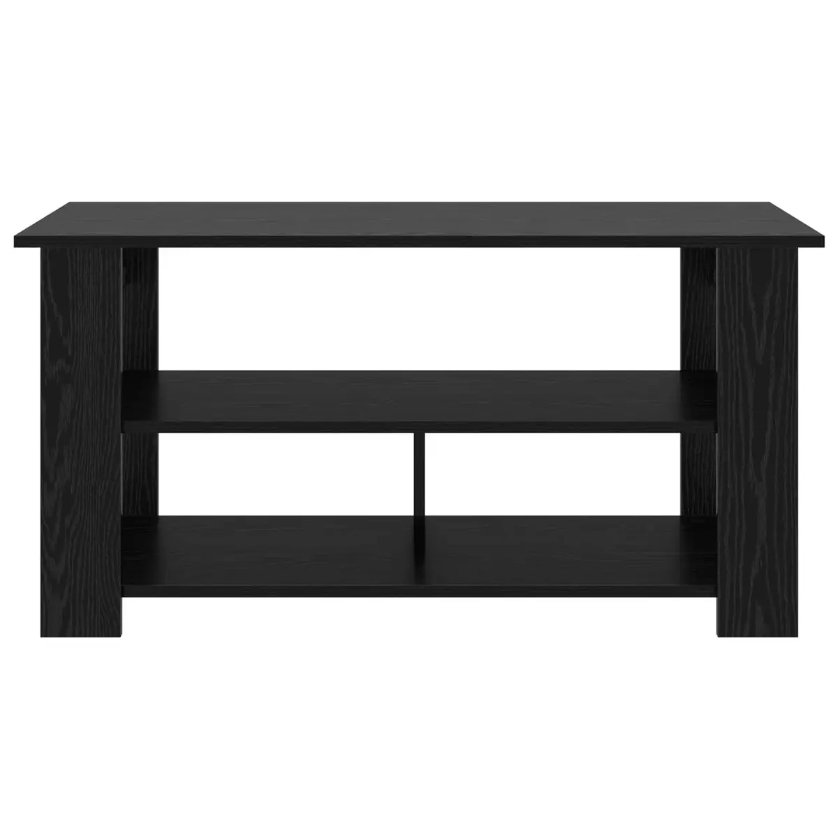 TV Stand Engineered Wood 100x40x50cm Black Oak