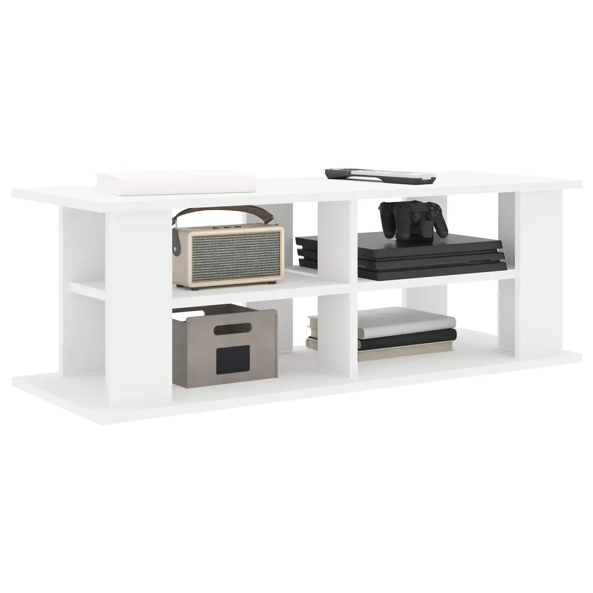 Modern TV Stand White Media Storage Unit Lounge Living Room Furniture