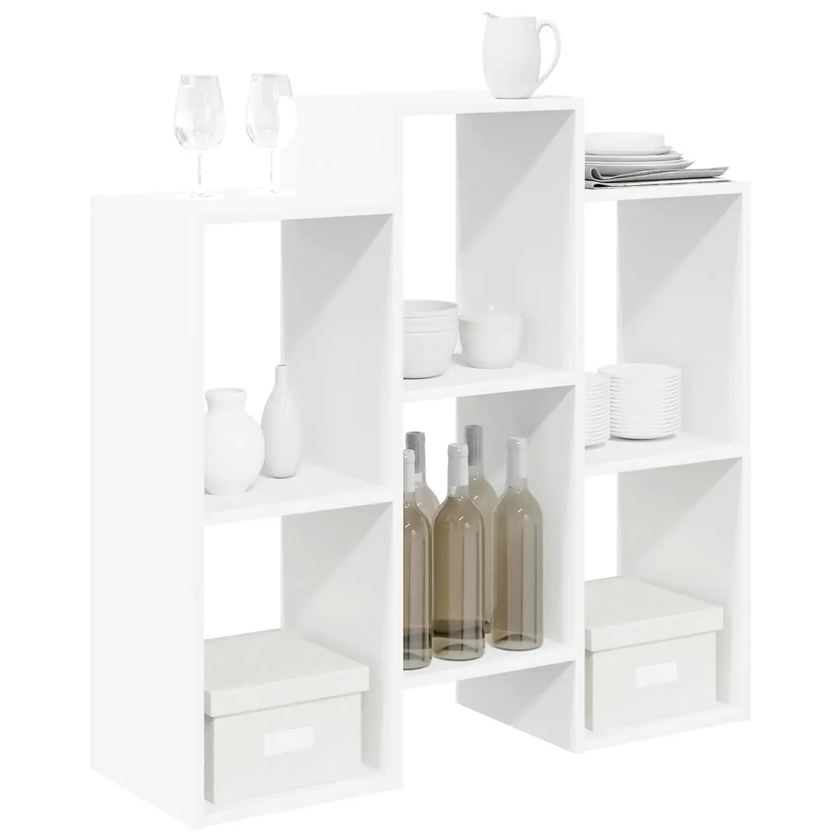 White Sideboard Storage Cabinet 90cm