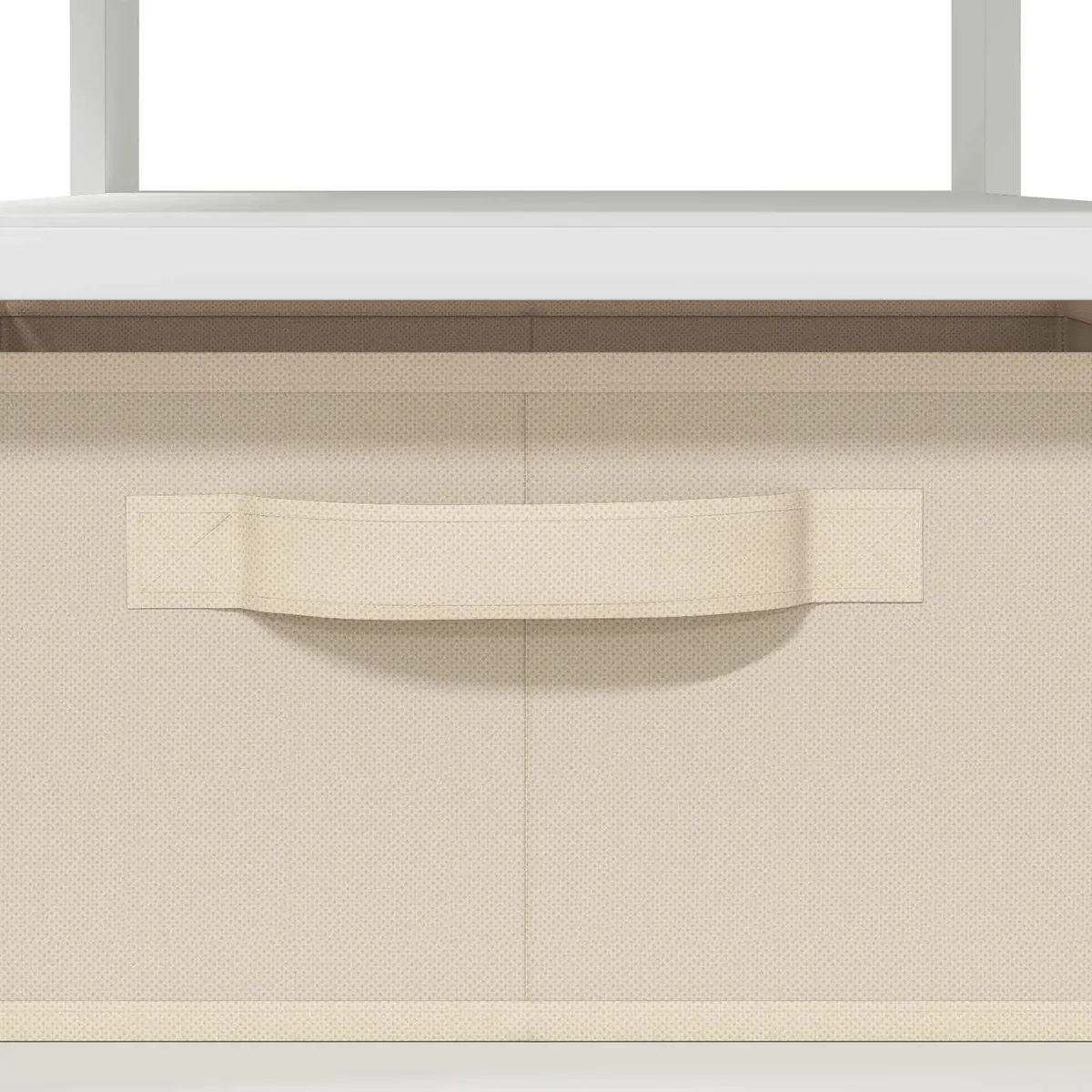 White Coffee Table with Storage Drawer