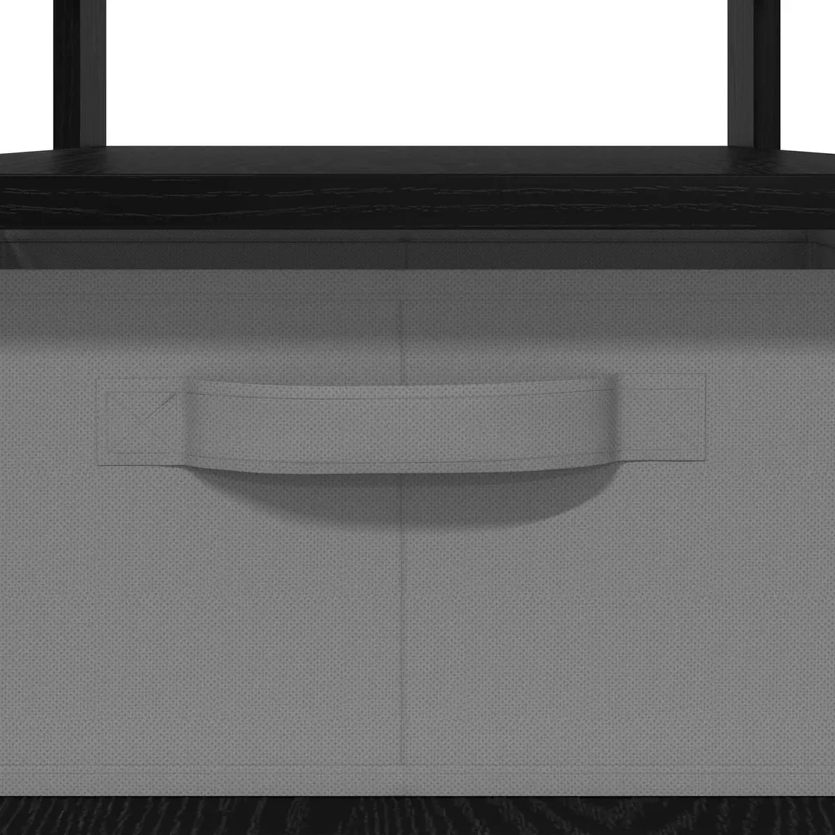 Black Coffee Table with Engineered Wood Construction