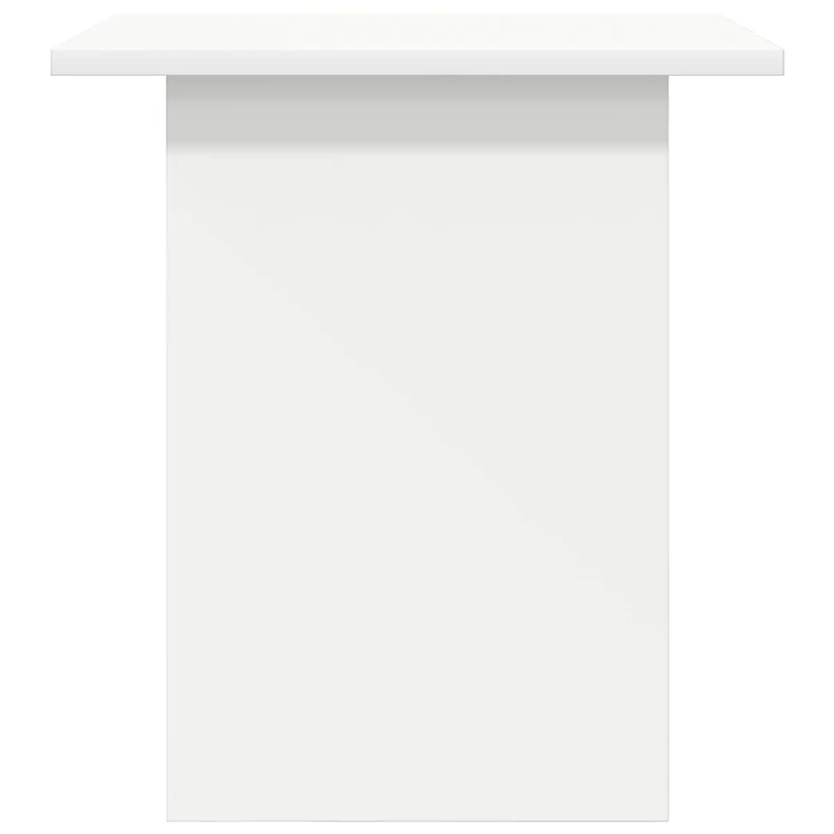 White Bedside Table Set with Storage Drawers