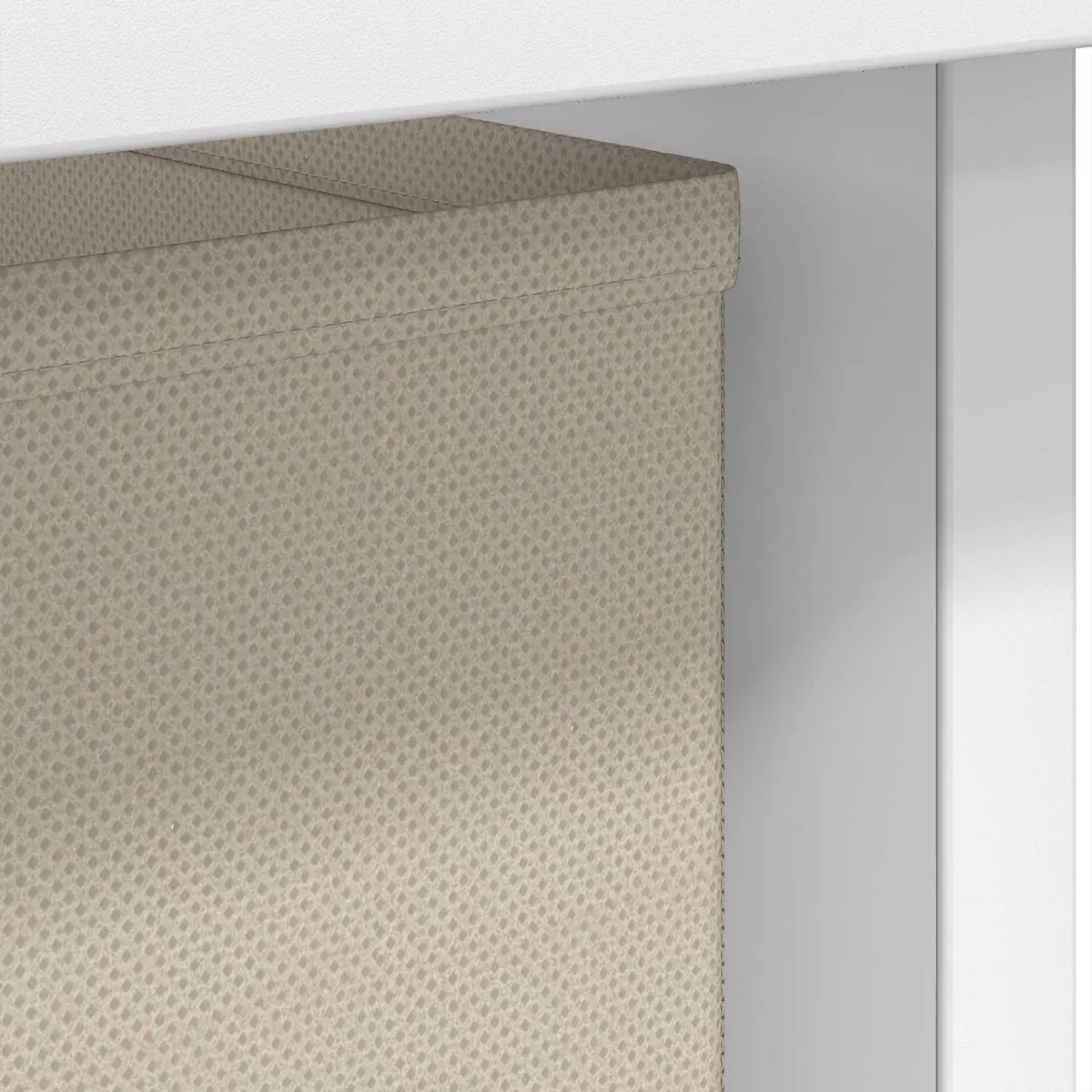 White Bedside Table Set with Storage Drawers