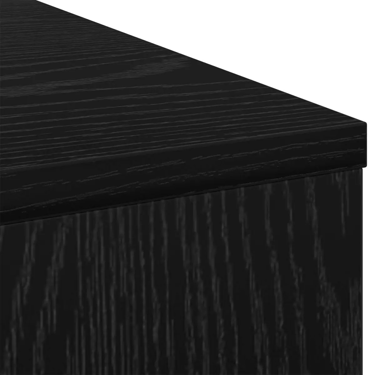 Engineered Wood Black Oak Desk for Office or Study