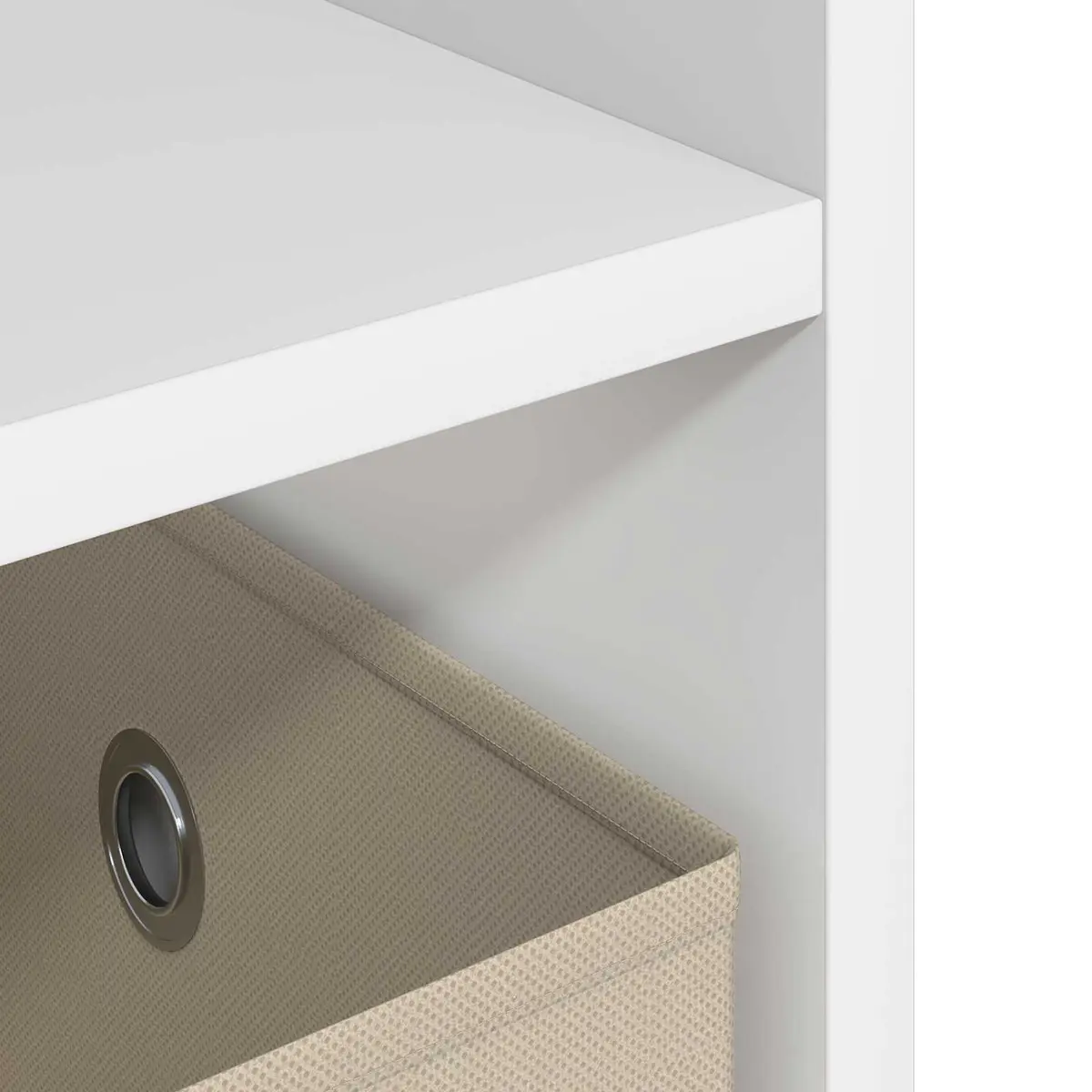 TV Stand Engineered Wood 79 x 40 x 48 cm White Modern Lowboard Storage Unit Living Room Furniture